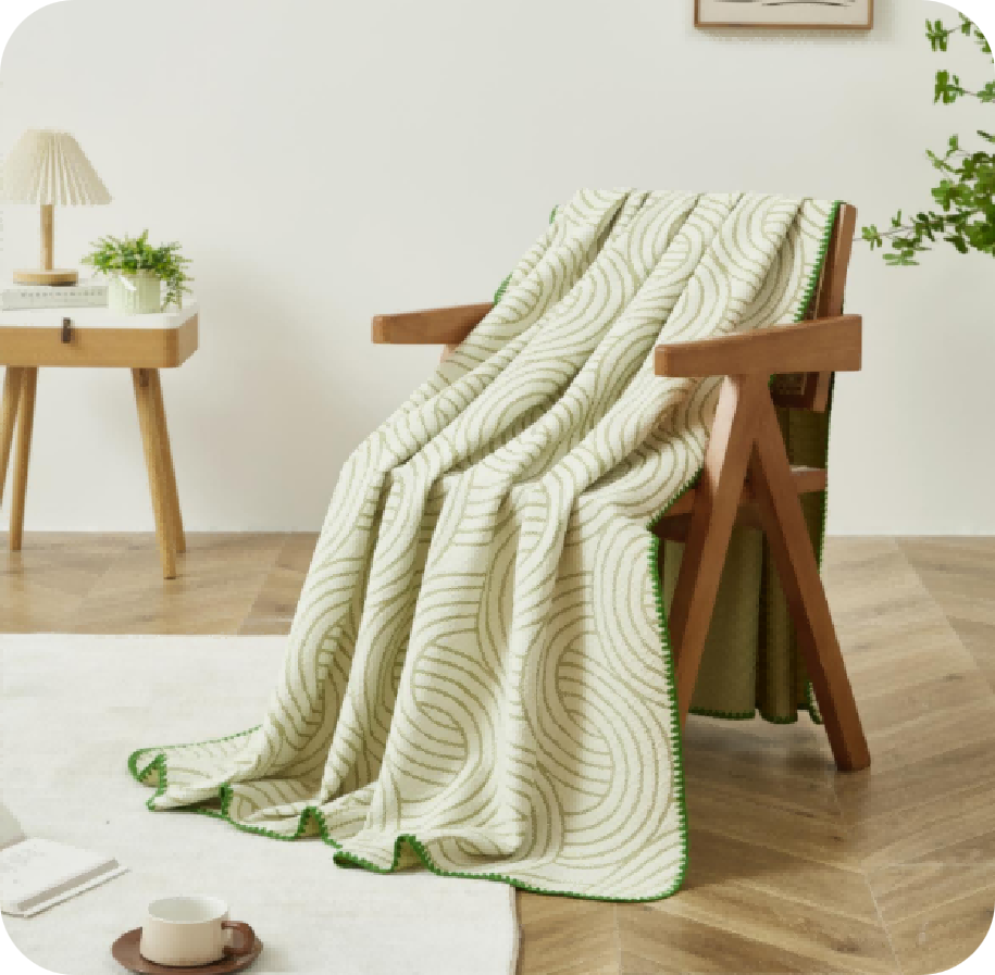 紋瀾輕語針織毯 TQ-B125